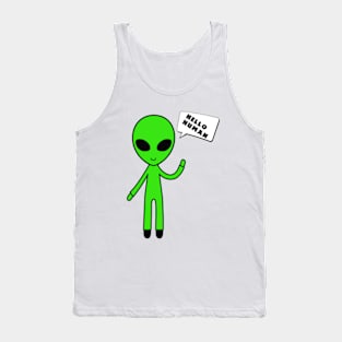 funny alien. Tank Top